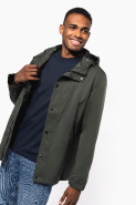 Veste écoresponsable unisexe à capuche - Réf: KNS600 - Tissu déperlant et doublure ripstop_3