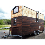 Tiny house Lugano Quadrapol 19,5 m² - avec mezzanine, toit en bac acier et cuisine en chêne massif_3