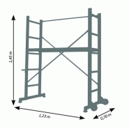 Échafaudage B3 - hauteur de travail 3m_3