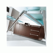 Bureau de direction ENOSI LAS avec retour sur meuble de rangement et table triangulaire - L 200 x 235 cm_3