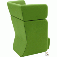 Fauteuil Softline Basket- 1 place - Feld vert 848, Haut_3