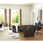 Fauteuil de direction ergonomique en cuir pleine fleur - soutien lombaire 2D - accoudoirs 4D - THEBOSS_3