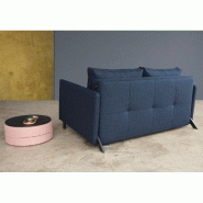 Innovation Living - Canapé design convertible avec accoudoirs Cubed 02 Arms - Lit 160x200 cm - Tissu Mixed Dance Blue_3
