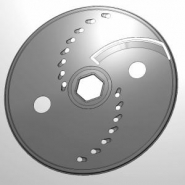 Disque râpeur / éminceur - Adiamas - réversible avec insert thermoplastique et lame rapportée pour une coupe de qualité_3