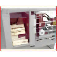 Fendeuse de bois avec système d'ensachage intégré