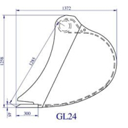 Gl 24  godet de curage - lamy les constructeurs - 600mm à 1500mm_3