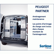 Sangles pour aménagement intérieur Peugeot Partner
