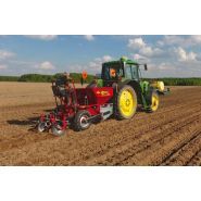 Planteuse avec réglage de profondeur et roue à jauge