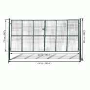 Vidaxl portillon maille 415 x 225 cm / 400 x 175 cm 141392_3