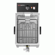 Friteuse électrique simple 8L - avec robinet de vidange | GGM_3
