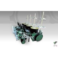 Fast - Planteuse semiautomatique Fedelemario - Distance 24 à 40 cm - Distributeur rotatif horizontal à 12 ou 9 godets_3