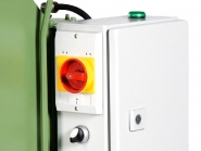 Presse compacte et solide avec dimensions 525 x 370 x 558 mm