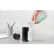 Distributeur de savon Brabantia Profile Matt Black - 200 ml - Anti-goutte - Base antidérapante_3