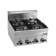 Fourneau 4 feux gaz à poser - 11.7 Kw - Gamme DOMINO 600 - Référence G4S6 - MBM_3