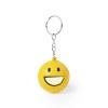 Tr234421 - Porte-clés antistress Shirley à personnaliser - Emoji jaune éclatant en PU - Ø4cm_3