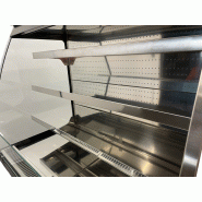 Vitrine réfrigérée semi-verticale ORSINI - 4 longueurs disponibles, froid positif, 3 étagères + base, EUROVITRINE_3