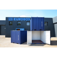 Container maritime 9 pieds - compact et robuste, 10 m³ de stockage, acier corten_3