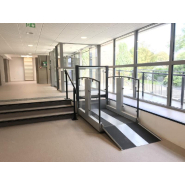 Plate-forme élévatrice polyvalente  - Franchissement de niveaux jusqu'à 875 mm - Stepless LP5+ - Guldmann_3