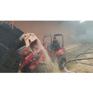 Outil agricole pailleuse compacte pour tracteurs légers