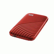 Western Digital My Passport 1 To USB Type-C 3.2 Gen 2 (3.1 Gen 2) Rouge_3