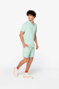 Short écoresponsable en éponge pour homme - Réf : NS727 - Coton biologique et polyester recyclé_3