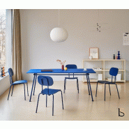 Table de Designer New Shool - MDD - 180, Bleu_3