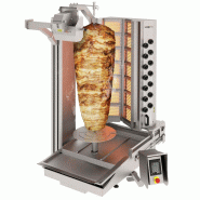 Grill Döner kebab gaz automatique 14 brûleurs max 280 kg_3
