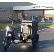 Tracteur électrique autoporté compact avec caisson sécurisé Black box - Capacité 100kg -Cobrane A1_3