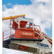 Centrale à béton mobile 60 m³ - Malaxeur Twinshaft 1500/1000 L - Silo à ciment 100 tonnes - Installation gratuite_3