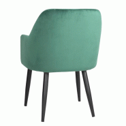 Chaises en velours Lia vertes - Lot de 2 - FX070 | Bolero_3