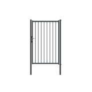 Portillon XYLIO® B20 - barreaudé prêt à poser avec gonds Locinox et serrure en acier inoxydable_3