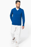 Pullover premium col V - Kariban - Réf: K982 - 330 g/m² - 87% coton, 11% polyamide, 2% élasthanne_3