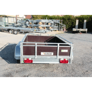 Remorque utilitaire avec tenue de route impeccable et arrimage sécurisé Erdé LC 252F
