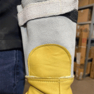 Gants de soudeur spécial MIG MAG et MMA en cuir pleine fleur - T-10_3