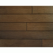 Lame de terrasse en composite alvéolaire coextrudé biface Supra - Ambre/Chêne foncé, épaisseur 23 mm, largeur 14,5 cm, longueur 360 cm - Garantie 15 ans_3