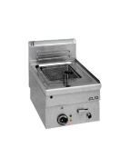 Friteuse électrique - 10 litres, acier inoxydable, vidange, thermostat de sécurité - MBM_3