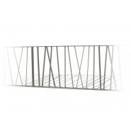 GC3404 - Barrières urbaines Urban'NT en acier avec montants et main courante en fer plat_3