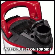 Pompe d'évacuation pour eaux chargées - Aquasensor GE-DP 7935 N-A ECO_3