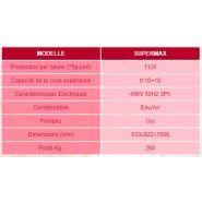 Supermax-machine à glace italienne professionnelle-frigogelo icetech-production par heure (75g port) 1120_3