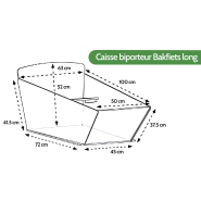 Biporteur Bakfiets Classic - Transport jusqu'à 3 enfants ou 80 kg de marchandises - Boîte Nexus 7 ou 8 vitesses_3