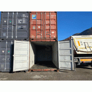 Container maritime d'occasion 20 pieds - Dernier voyage - Acier corten_3