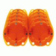 Lot de 10 boîtes d'encastrement multicloison 1 poste - Legrand - plastique - profondeur 40 mm_3