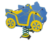 Jeu ressort quad 1 à 12 ans - Polyéthylène, acier peinte à la poudre et EPDM - 4 PLACES_3