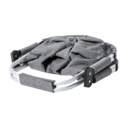 Panier pique-nique pliable en polyester 600D RPET - cadre en aluminium - poche frontale zippée - labélisé RPET_3