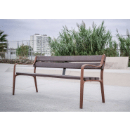 Banc public Citizen Eco UM301PR - sans entretien en plastique recyclé, design Eugeni Quitllet_3