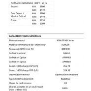 Groupe électrogène Power Products avec conception anti-vibrations