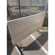 Table basculante d'occasion Steelcase 140 x 70 cm - beige, mécanisme de basculement facile, structure robuste_3