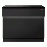 Comptoir caisse TORONTO - L900 mm - Plan de travail en granit Noir - P900_3