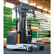 Chariot latéral HUBTEX DQX pour empilement de palettes et charges longues
