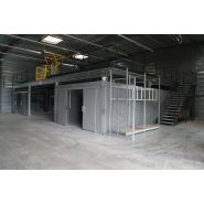 Plateforme poteaux 1 niveau - bccom rayonnage_3